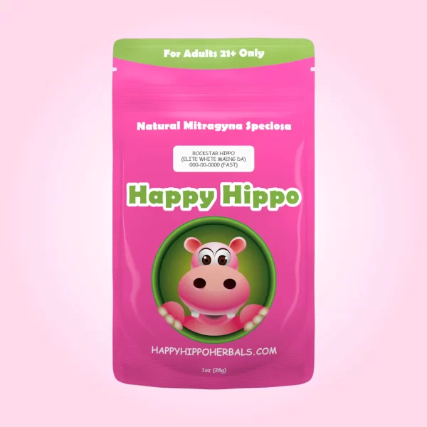 Rockstar Hippo - Happy Hippo White Maeng Da