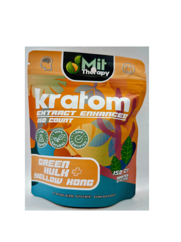 MIT Therapy 150ct Capsules - Green Hulk + Yellow Kong